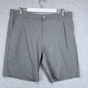 Van Heusen Straight Shorts Mens 38 Grey Casual Golf Summer Outdoor